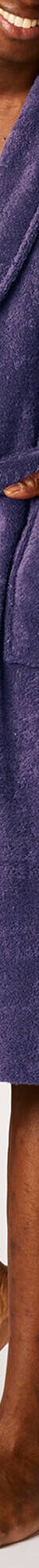 Peignoir mixte adulte éponge bouclette col châle personnalisable (aubergine) Peignoir mixte adulte éponge bouclette col châle personnalisable (aubergine)